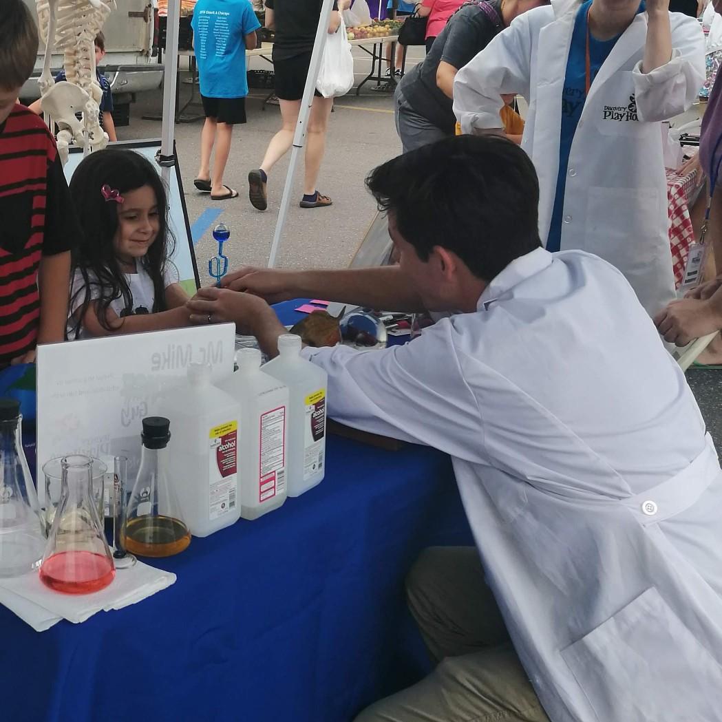 Joey is very passionate about teaching kids science.