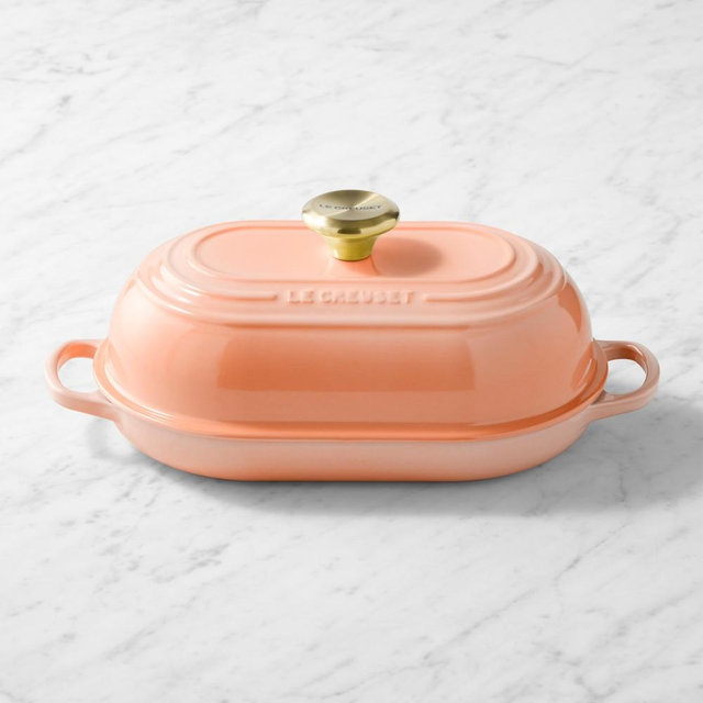 Le Creuset Signature Oval Bread Oven, Peche