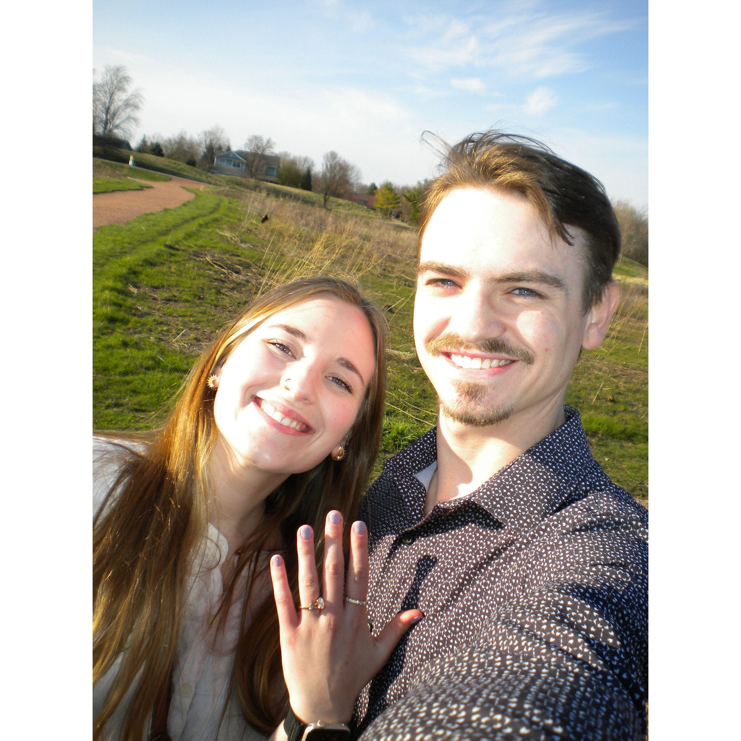 The day we got engaged!