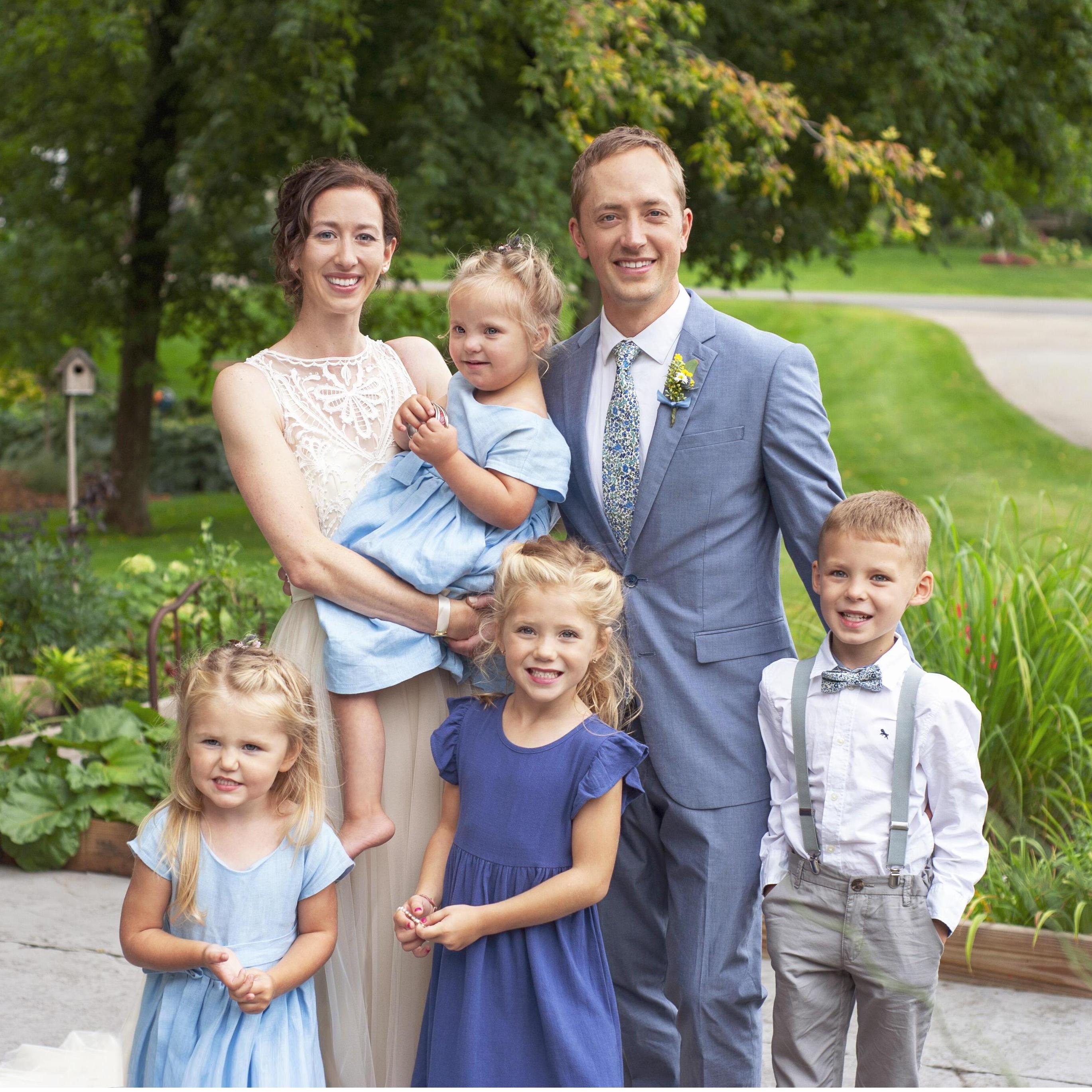 The cutest flower girls and ring bearer