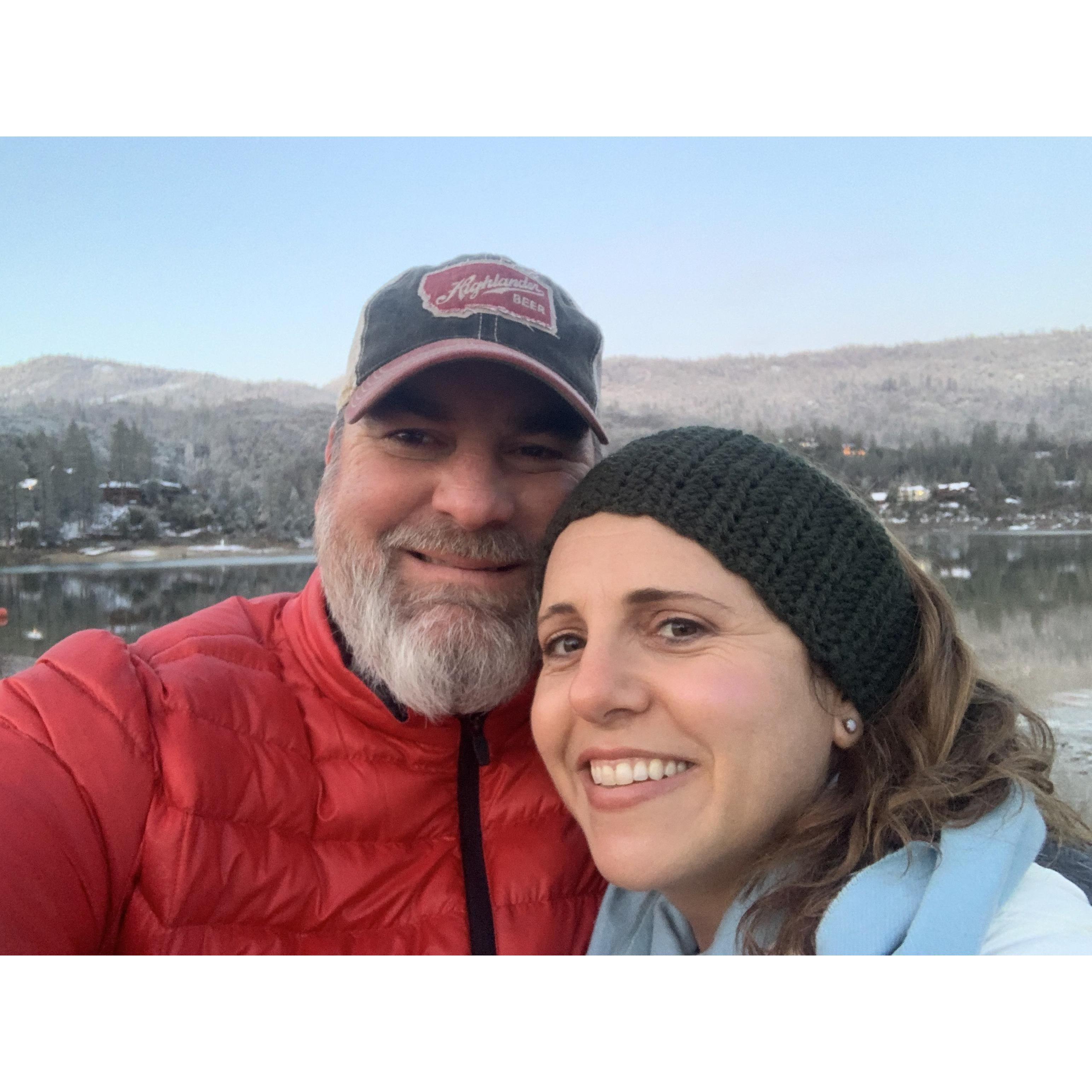 At our recent trip to Bass Lake, CA.