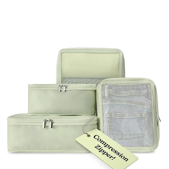 Vandel Space-Saving Compression Packing Cubes for Women, Men, Compressible Carry On Suit Case Organizer Luggage Packing Cubes for Travel Organizer Bags for Luggage and Backpacks, Suitcase Cube