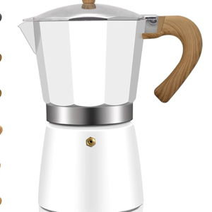 3 Cup Aluminum Espresso Stovetop Moka Pot Express Coffee Maker Percolator Italian Classic Mocha Coffee Machine for Italian and Cuban Cafe Brewing for Home & Camping 150ml 5oz
