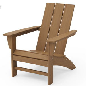 POLYWOOD Select Modern Adirondack Chair - Natural