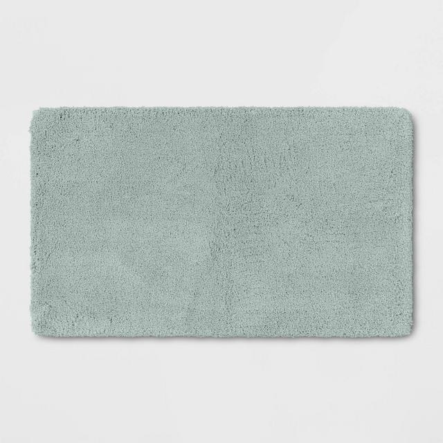 24"x40" Bath Rug Light Green - Threshold Signature™