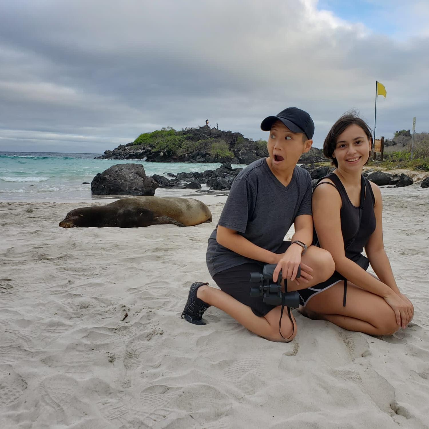 First trip together, Galapagos Islands (Fall 2021)