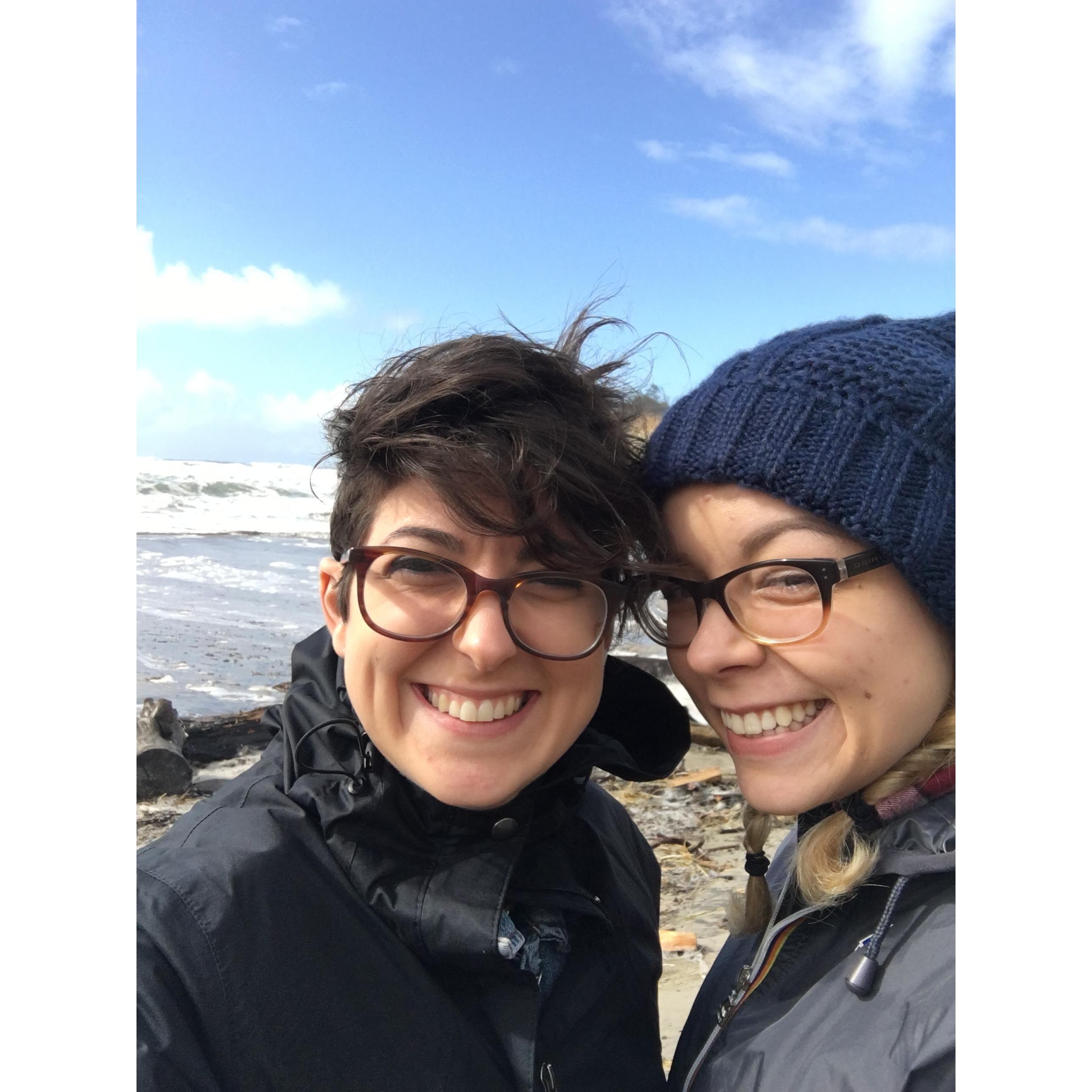About a month after we met in 2016, we took a trip together up and down the Oregon Coast. We knew already that we were going to be very important to each other. :)