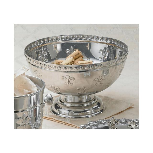 St. Croix KINDWER Fleur-De-Lis Aluminum Punch Bowl