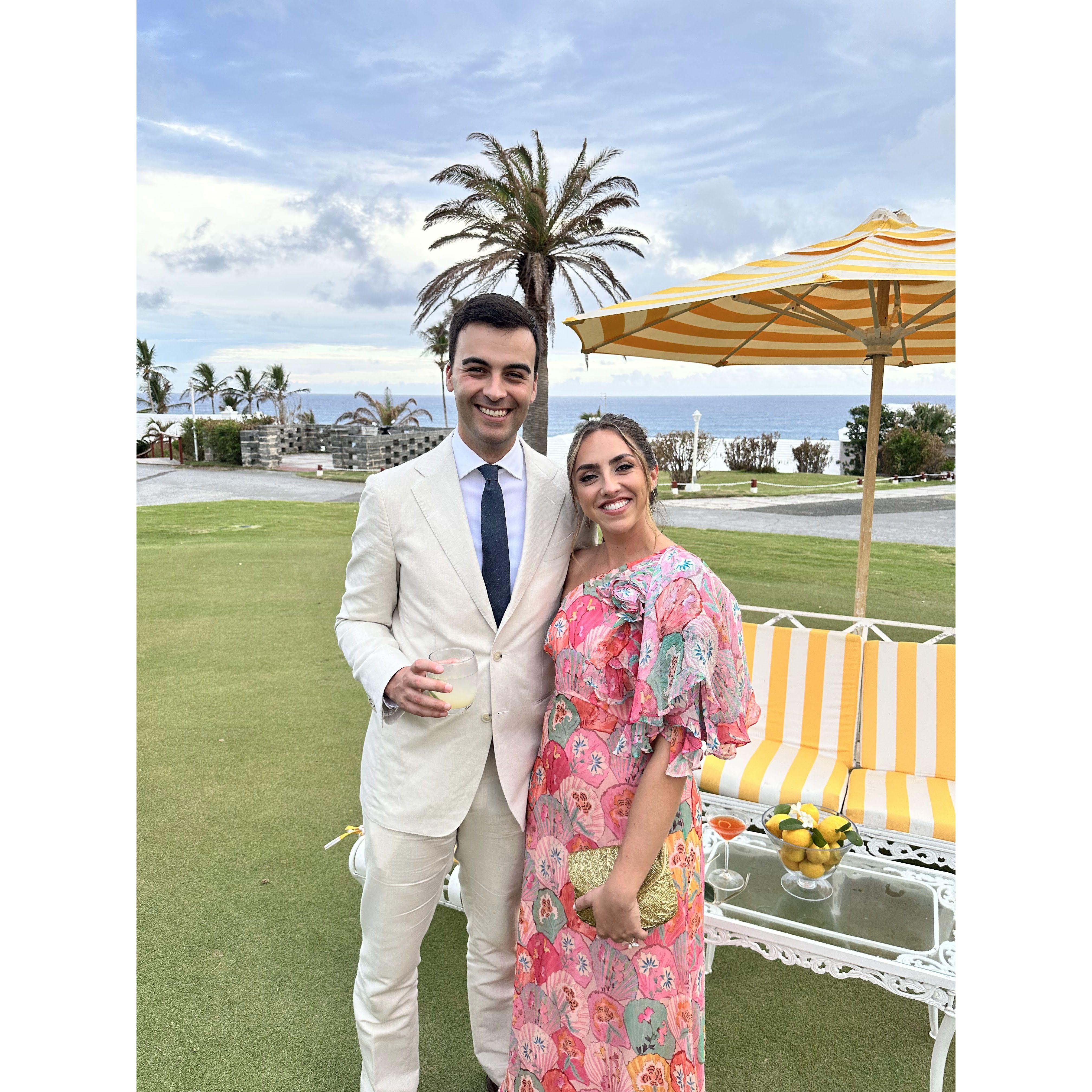 Alexa and Ian's wedding in Bermuda (October 2023)