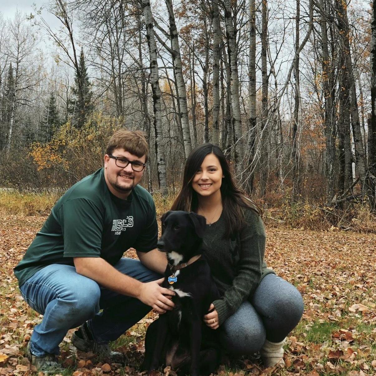 Our first trip alone to the family cabin