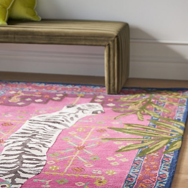 Hand Tufted Wool Blend Bengal Tiger Rug