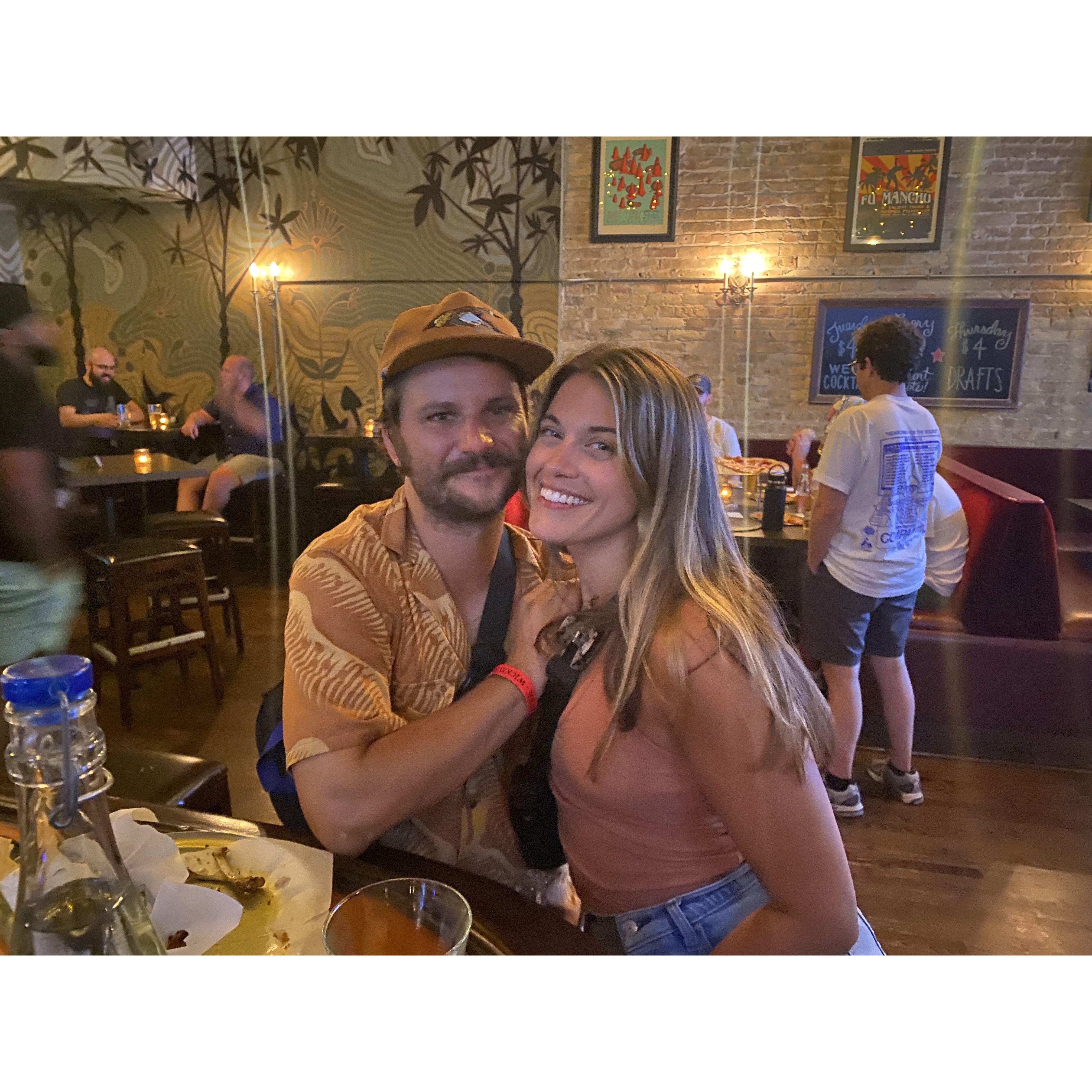 One of our first pictures together.