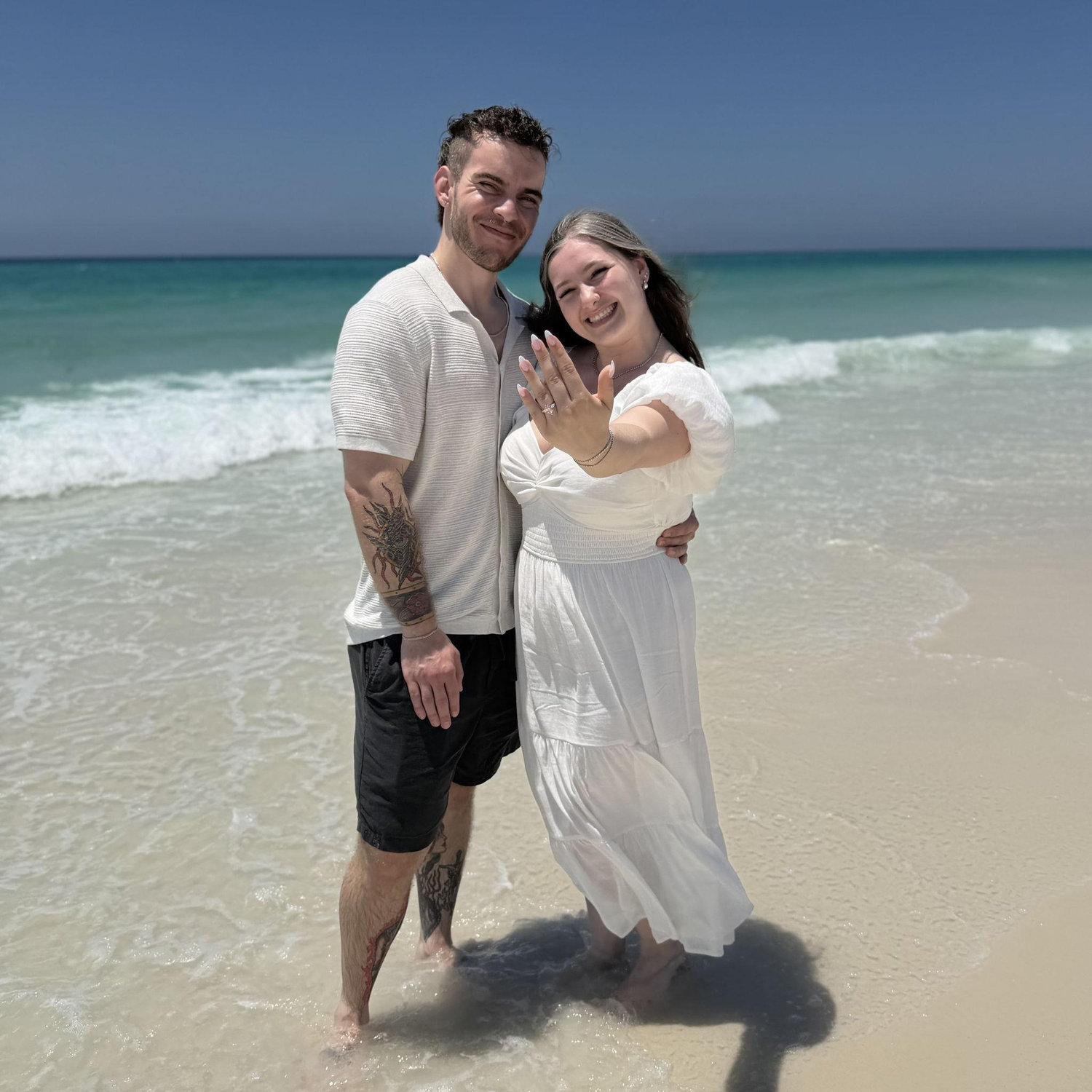 After saying "I do!"