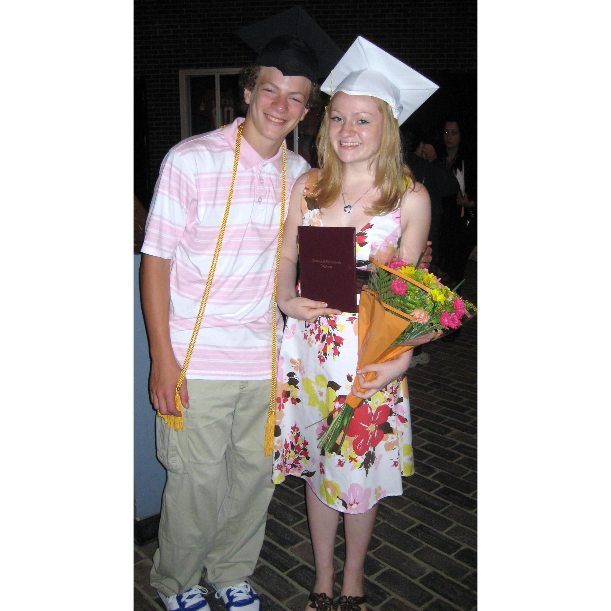 Our 8th grade graduation from Mulcahey Middle School in 2009.