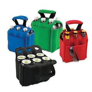Picnic Time® Six Pack Insulated Beverage Carrier in Red