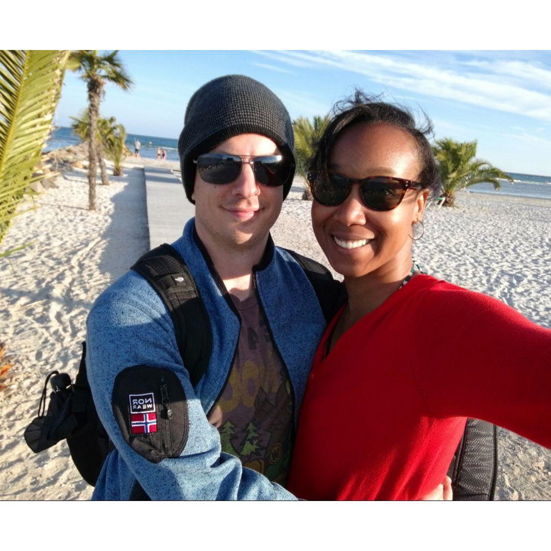 This beach looks tropical, but it is actually near Frederikshavn, Denmark