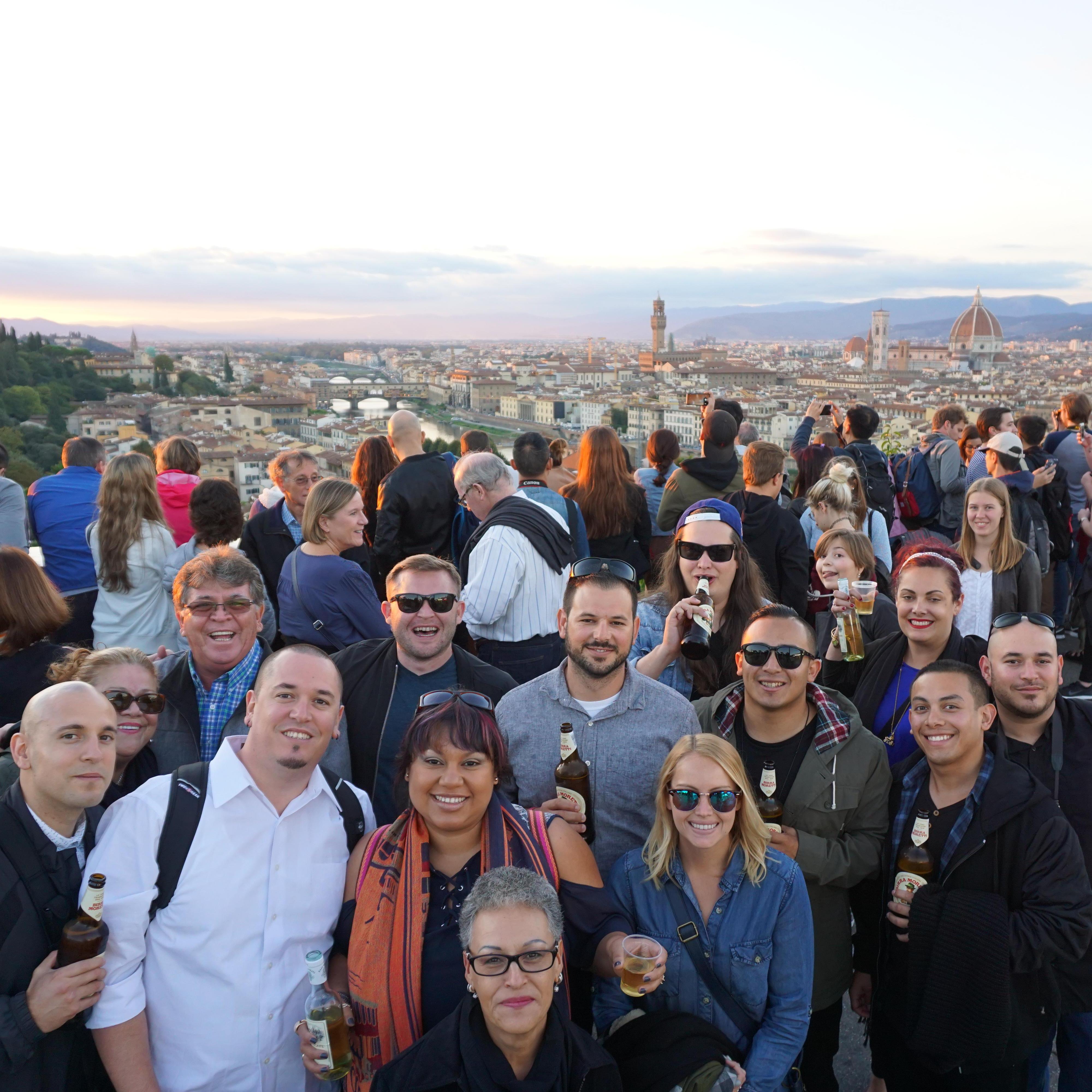 Fab and Nickys wedding people! Florence, Italy 2016