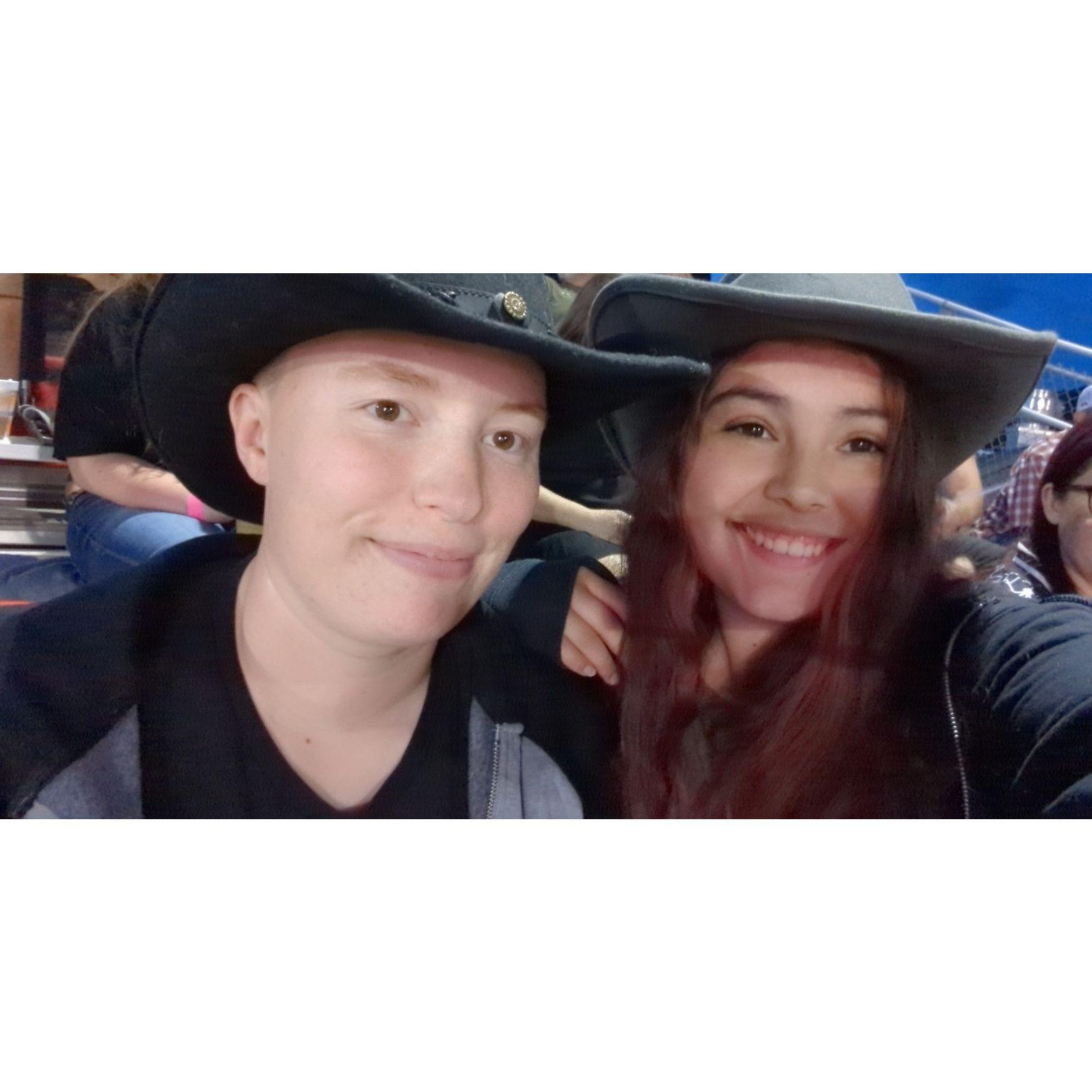 The first rodeo we went to together.