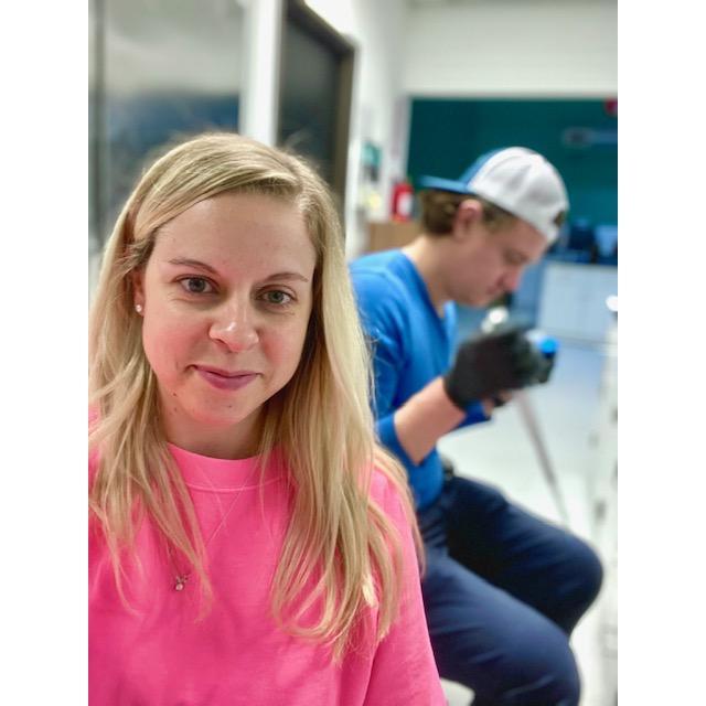 Typical late night at the lab.