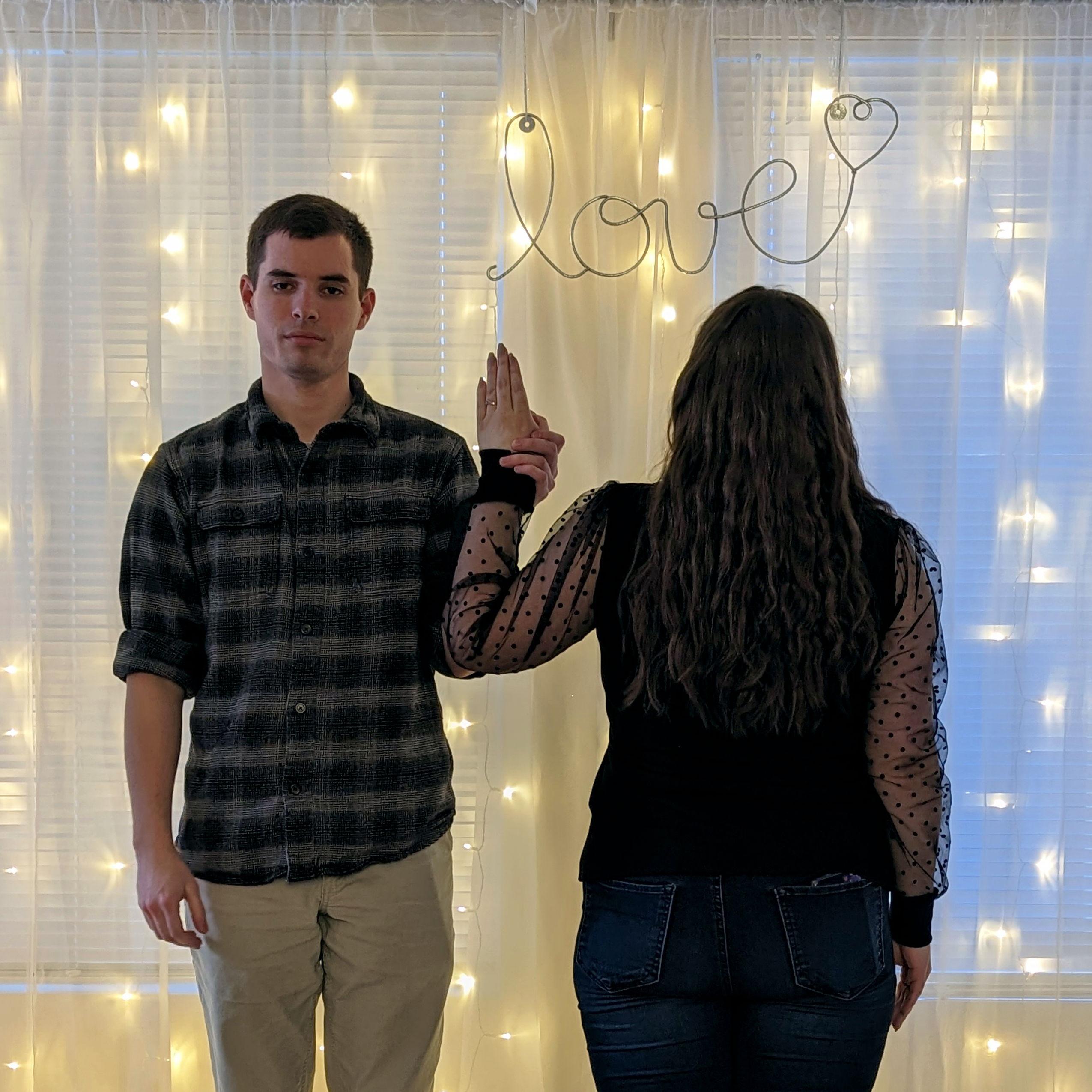 *insert unique art geek humor here* And this would be: "Gothic Engagement; Back"