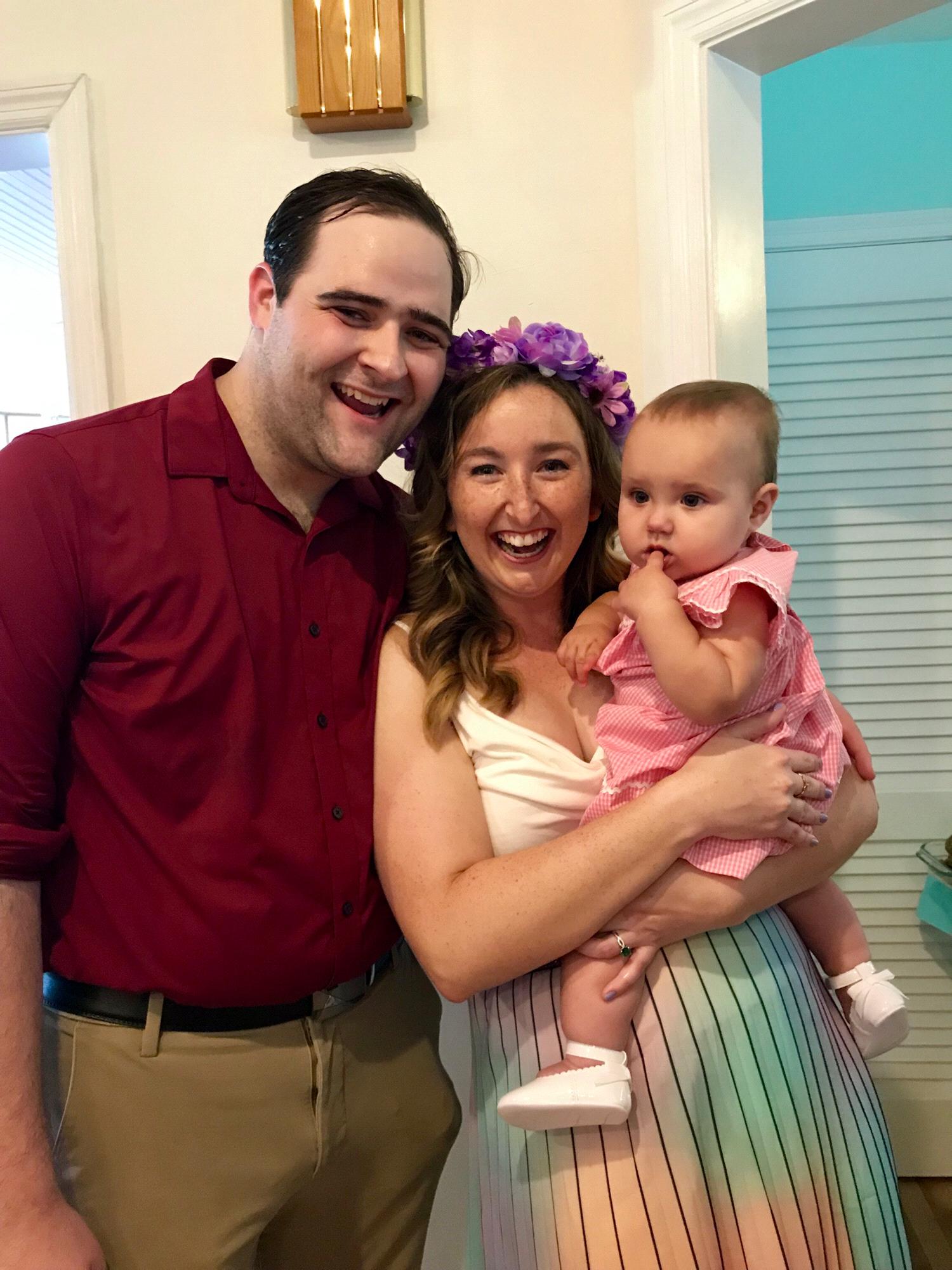Tom, Maddie, Flower Girl Sophie. 7/27/2019