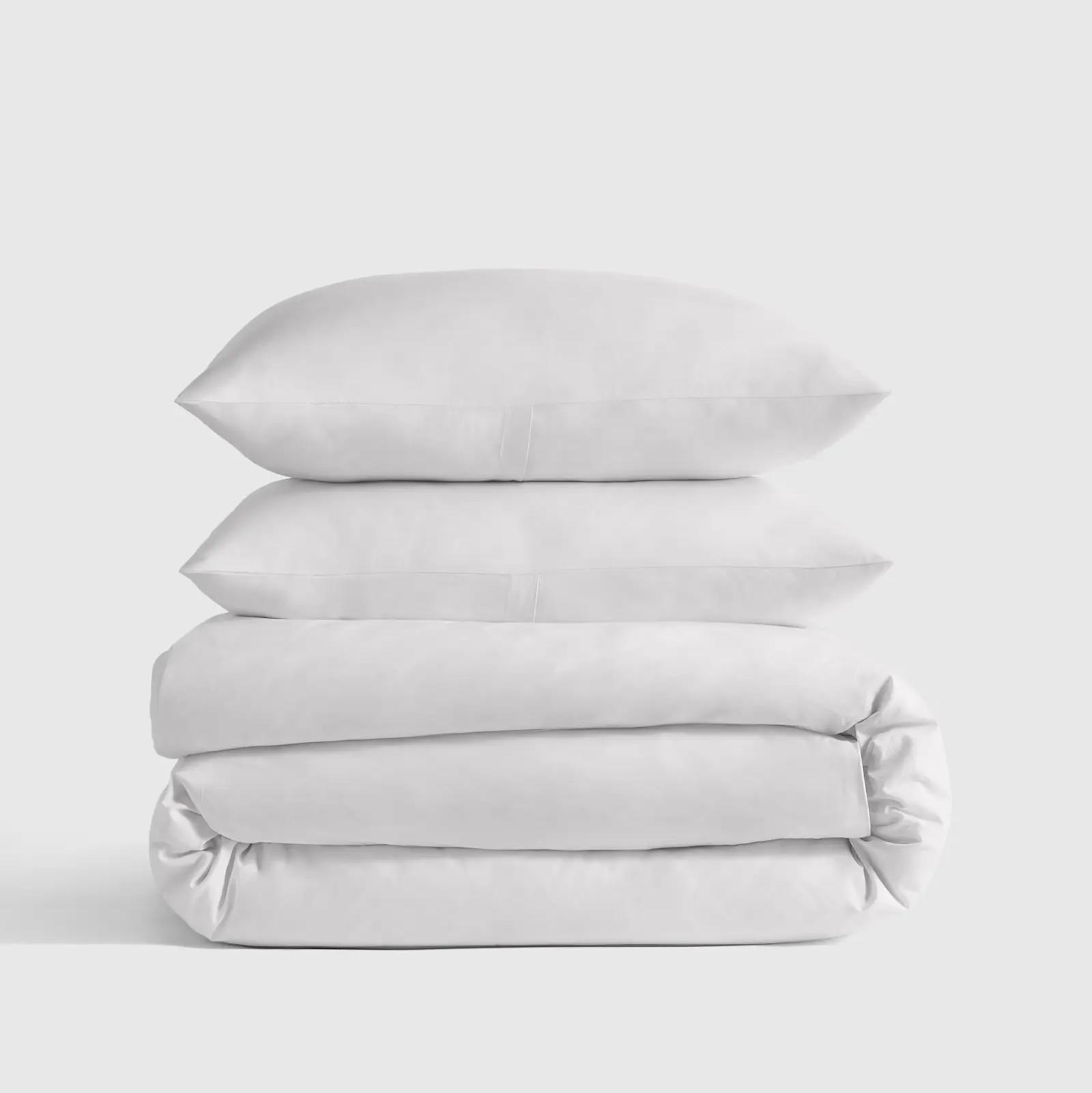 Classic Organic Percale Duvet Cover Set - Full/Queen