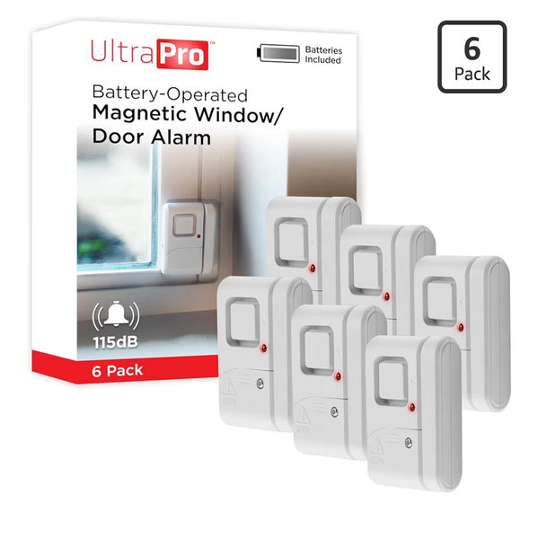 Security Window and Door Alarm, 6 Pack