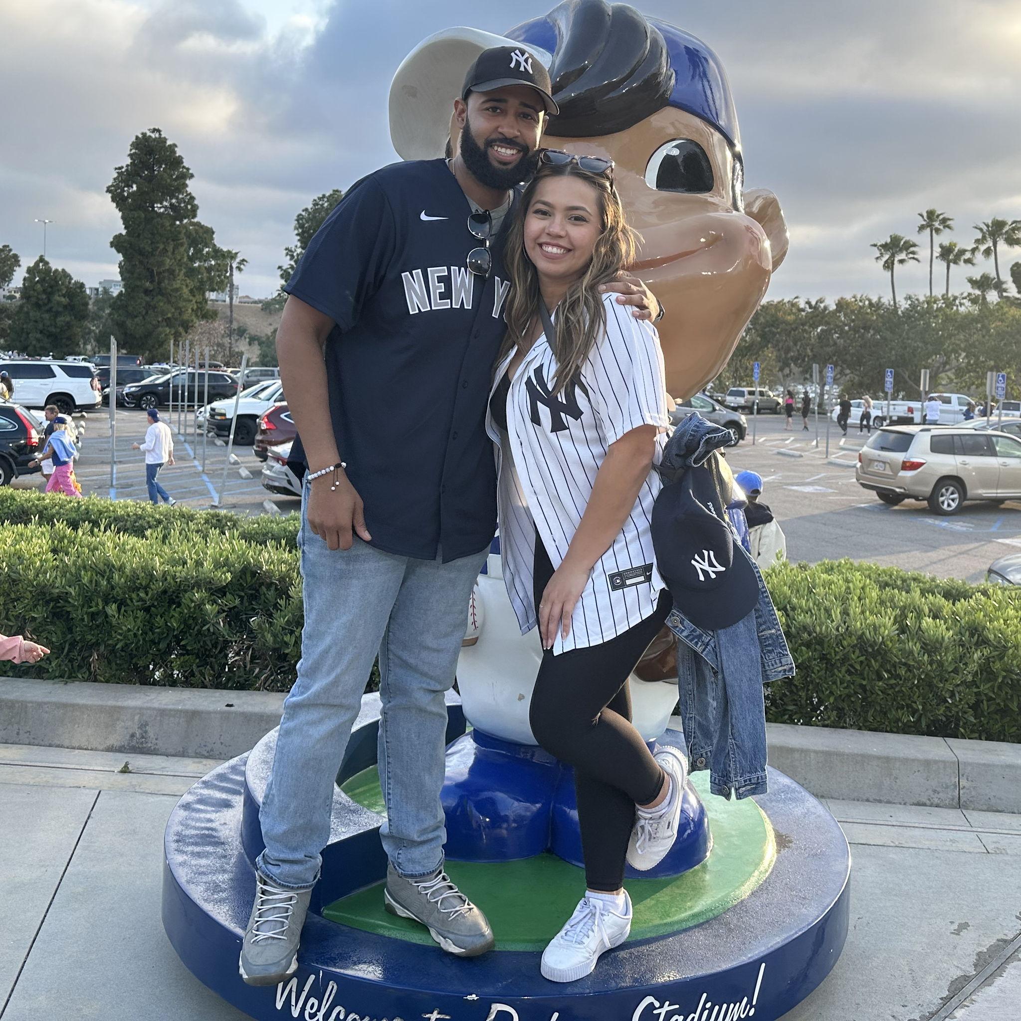 Our first Yankee vs. Dodger Game
