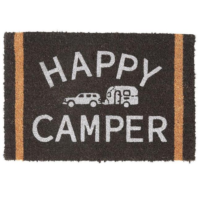 Airstream Happy Camper Doormat, 18" x 27", Multi