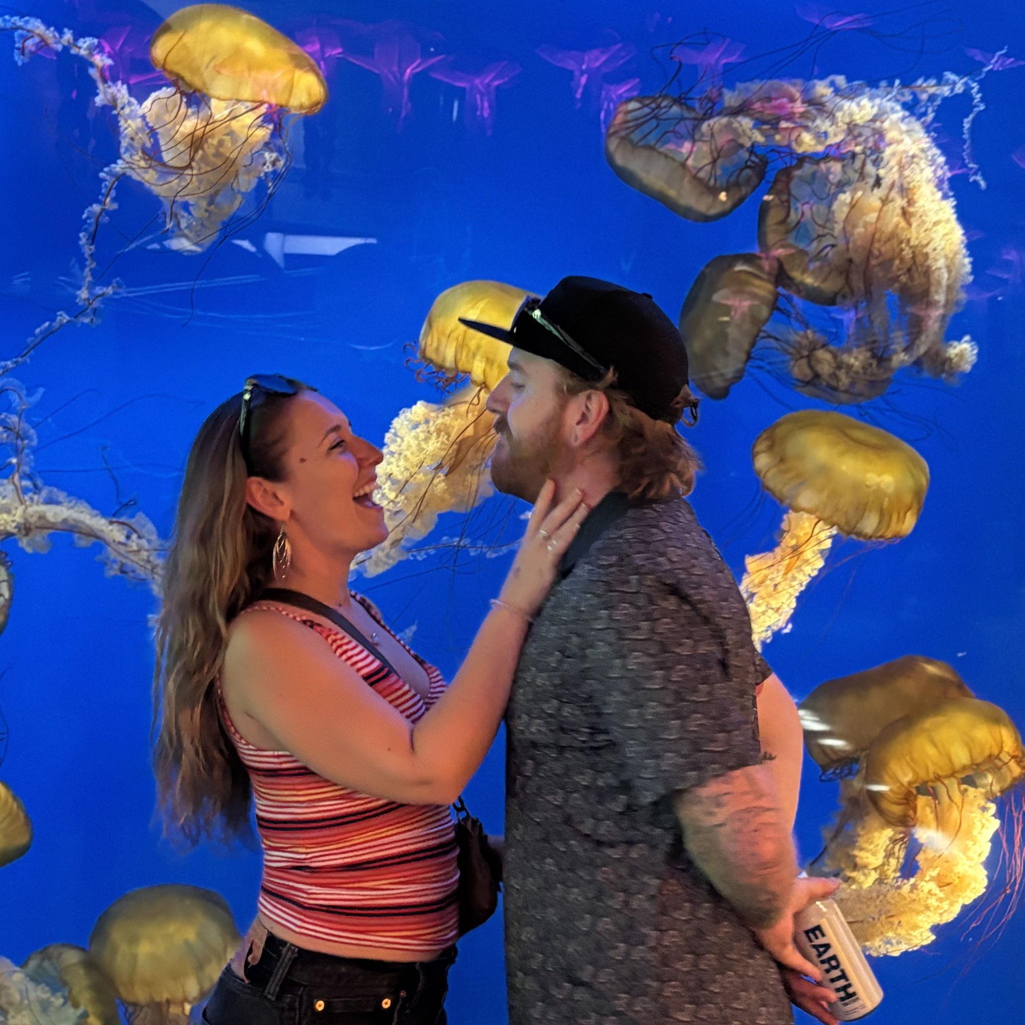 10/10 recommend smooching in front of the jellies