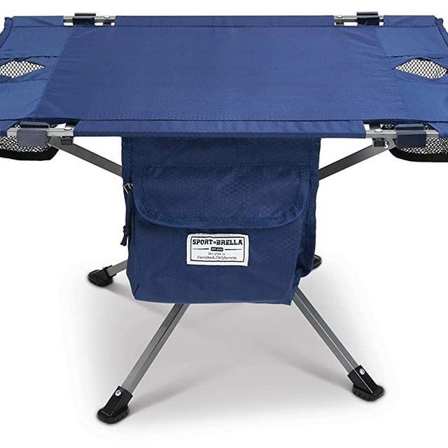 Sport-Brella SunSoul Portable Folding Table for Outdoor Camping, Picnics, Tailgates, and Beach