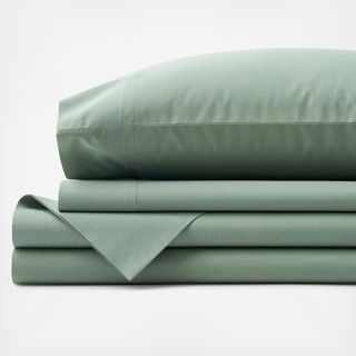 Company Cotton Percale 4-Piece Sheet Set