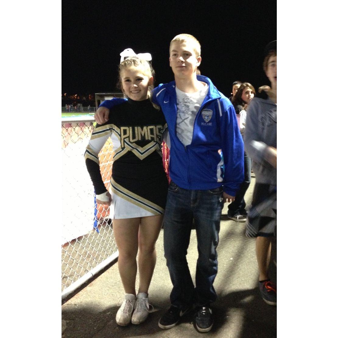 First picture together as boyfriend and girlfriend! (2012)