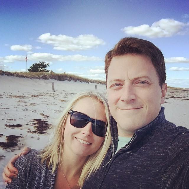 First time I brought Rich to one of my favorite beaches, The Point in Plymouth