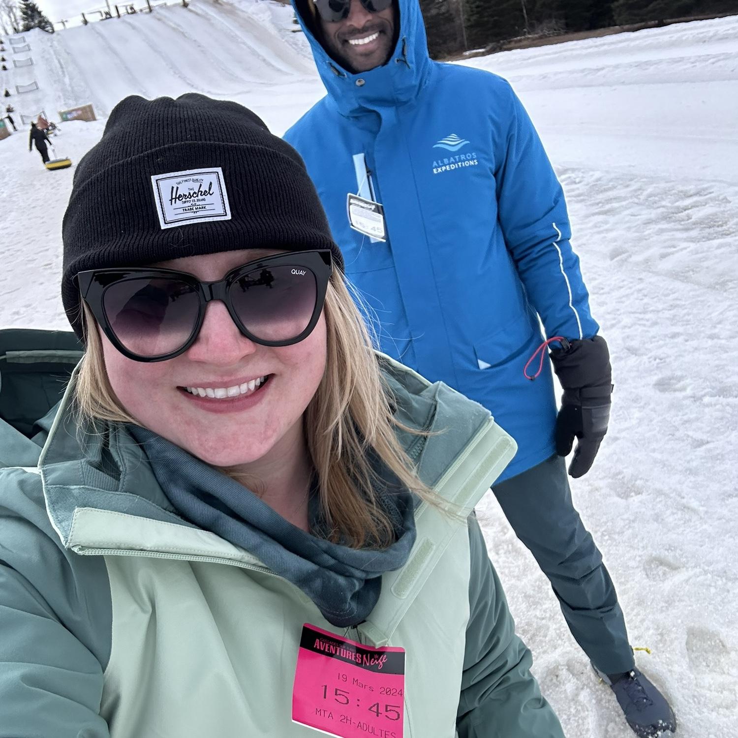 Snow tubing in Mt Tremblant