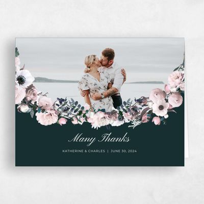 Multi-Colored Wedding Thank You - Napa Border