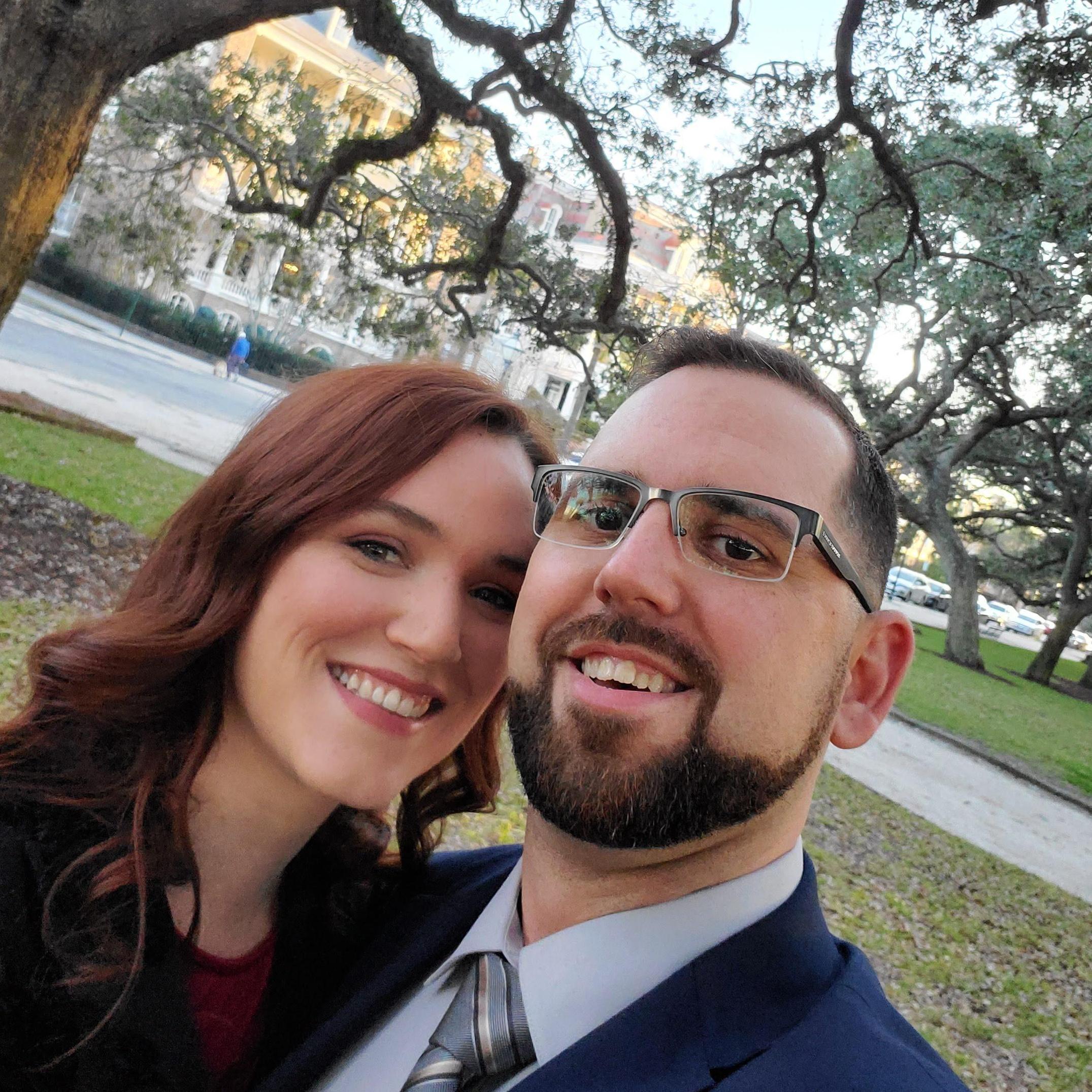 Mere moments before John proposed! Holly has no idea what's about to happen...