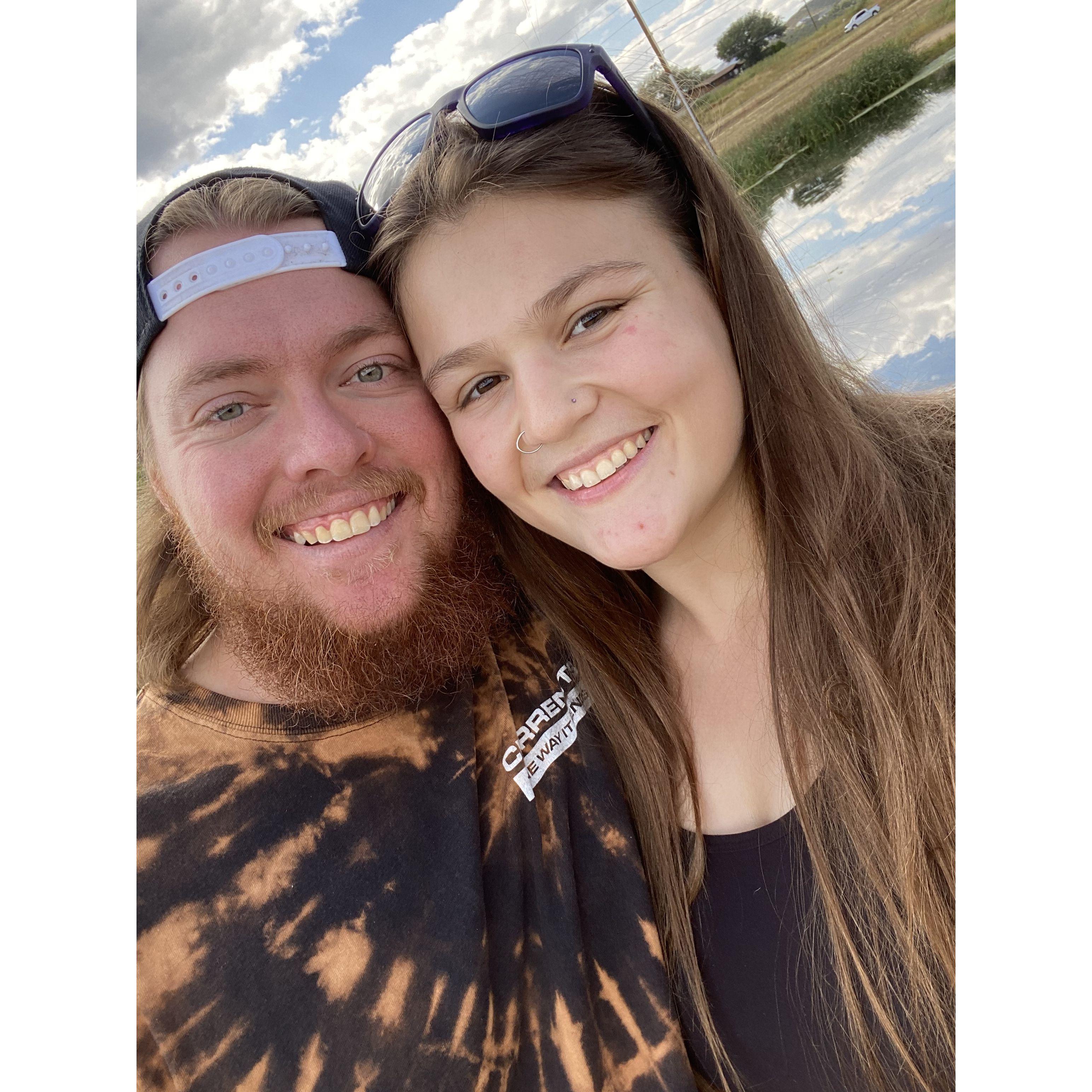This was our first trip to the Pumpkin patch together.