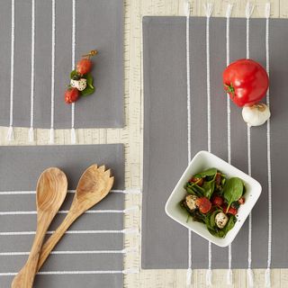 Stripe Tassel Placemat, Set of 4