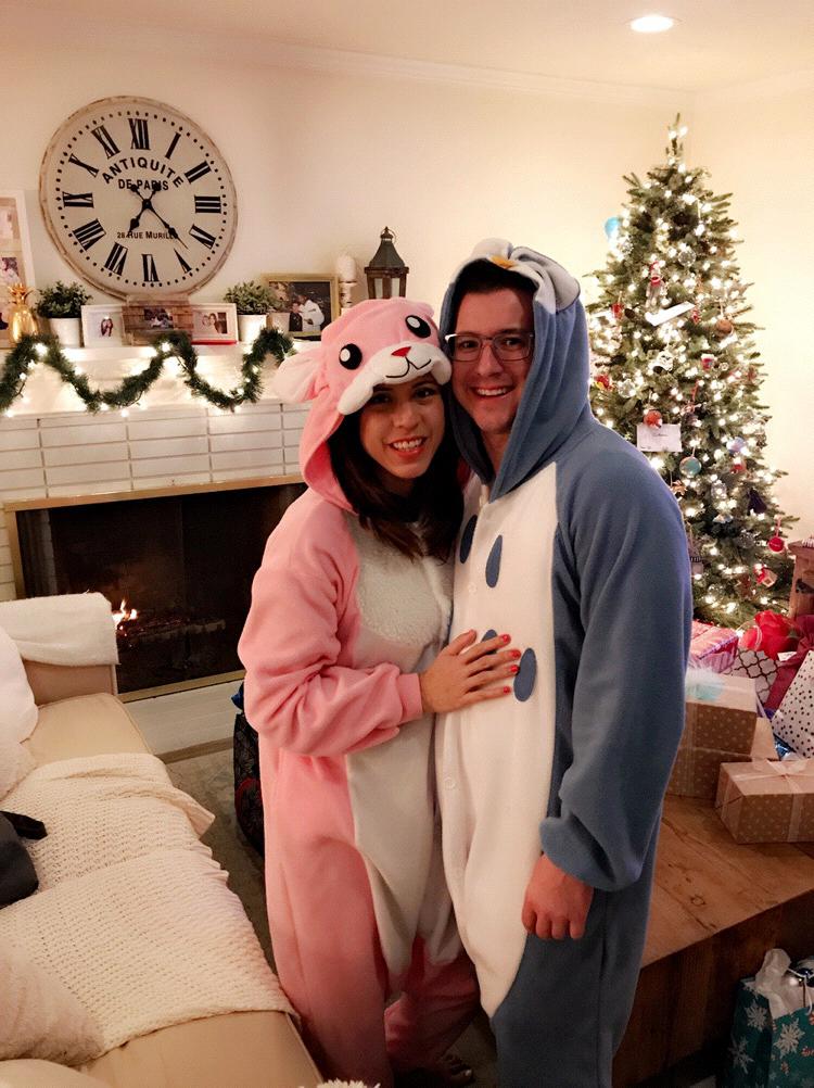 Pajama party for Christmas