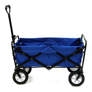 Mac Sports - MAC Sports Collapsible Folding Outdoor Utility Wagon, Blue