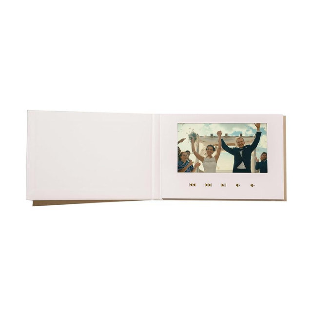 VOICEGIFT Programmable HD Video Book - Greeting Card Included Audio and Video Recorder for Wedding, Engagement, Christmas, Anniversary, Birthday with 8GB Memory