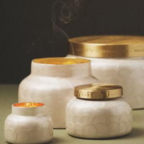 Capri Blue Volcano Capiz Jar Candle​