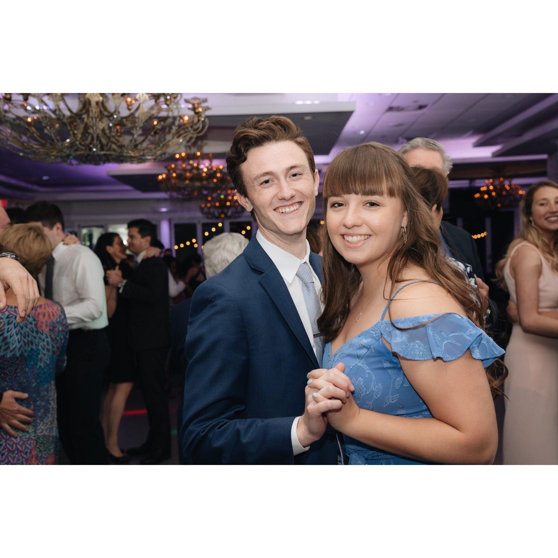 Our first of many friends’ weddings!