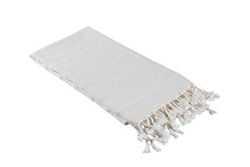 Cream Turkish Towel Extra Large - Ivory Thin & Absorbent Bath Towel