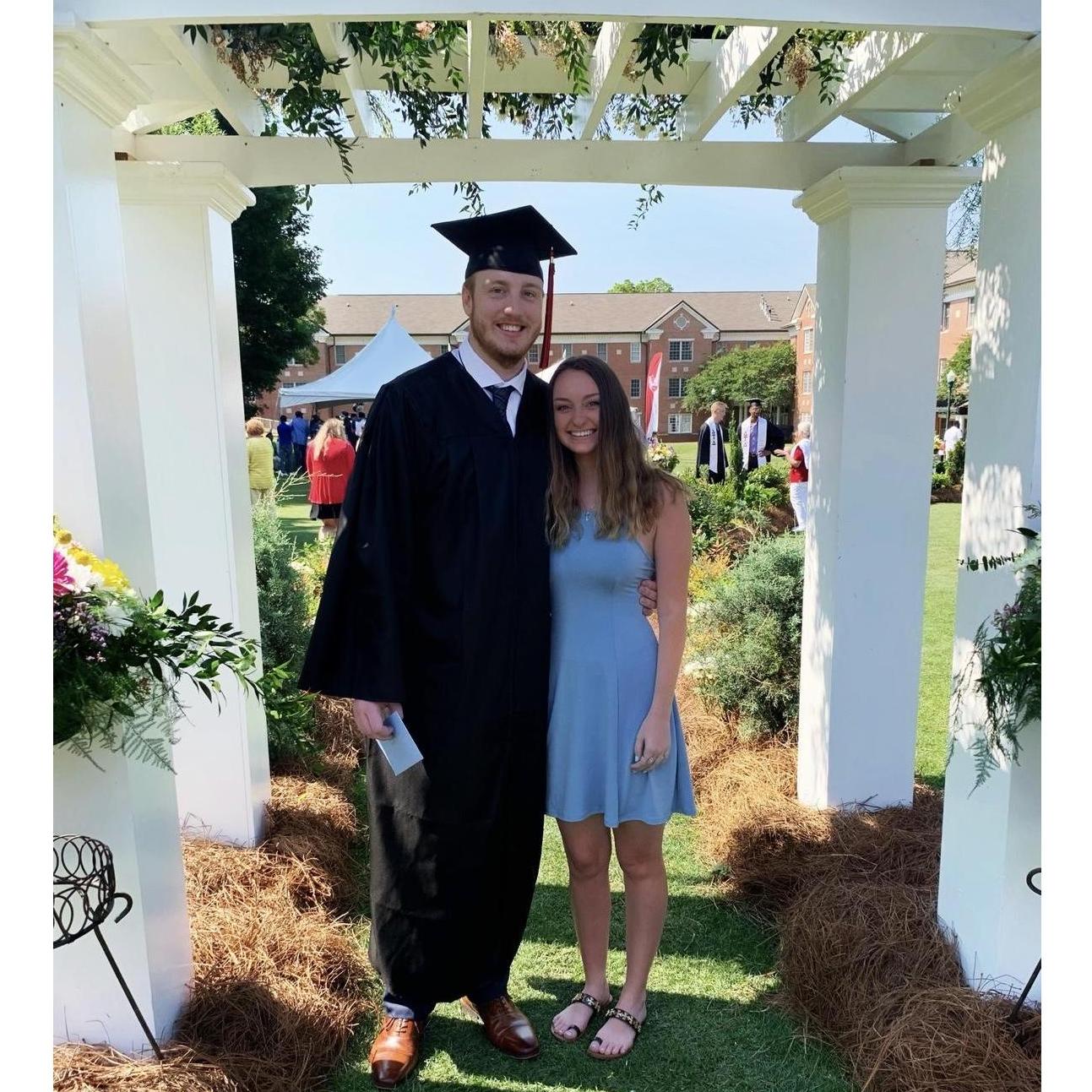The day he graduated from LaGrange College