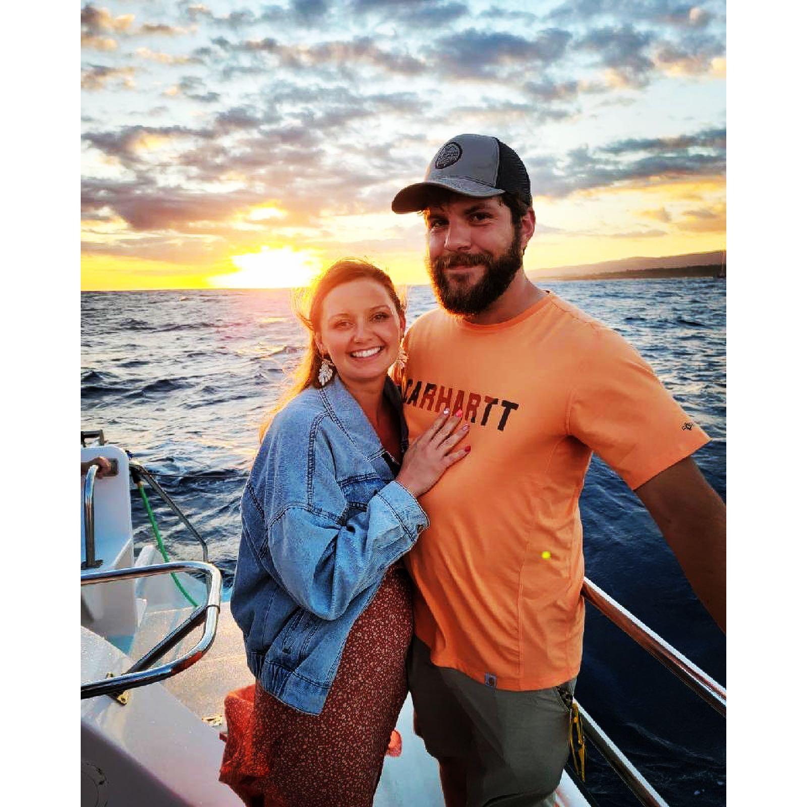 Summer 2022- Catamaran sunset cruise viewing the Napali Coast