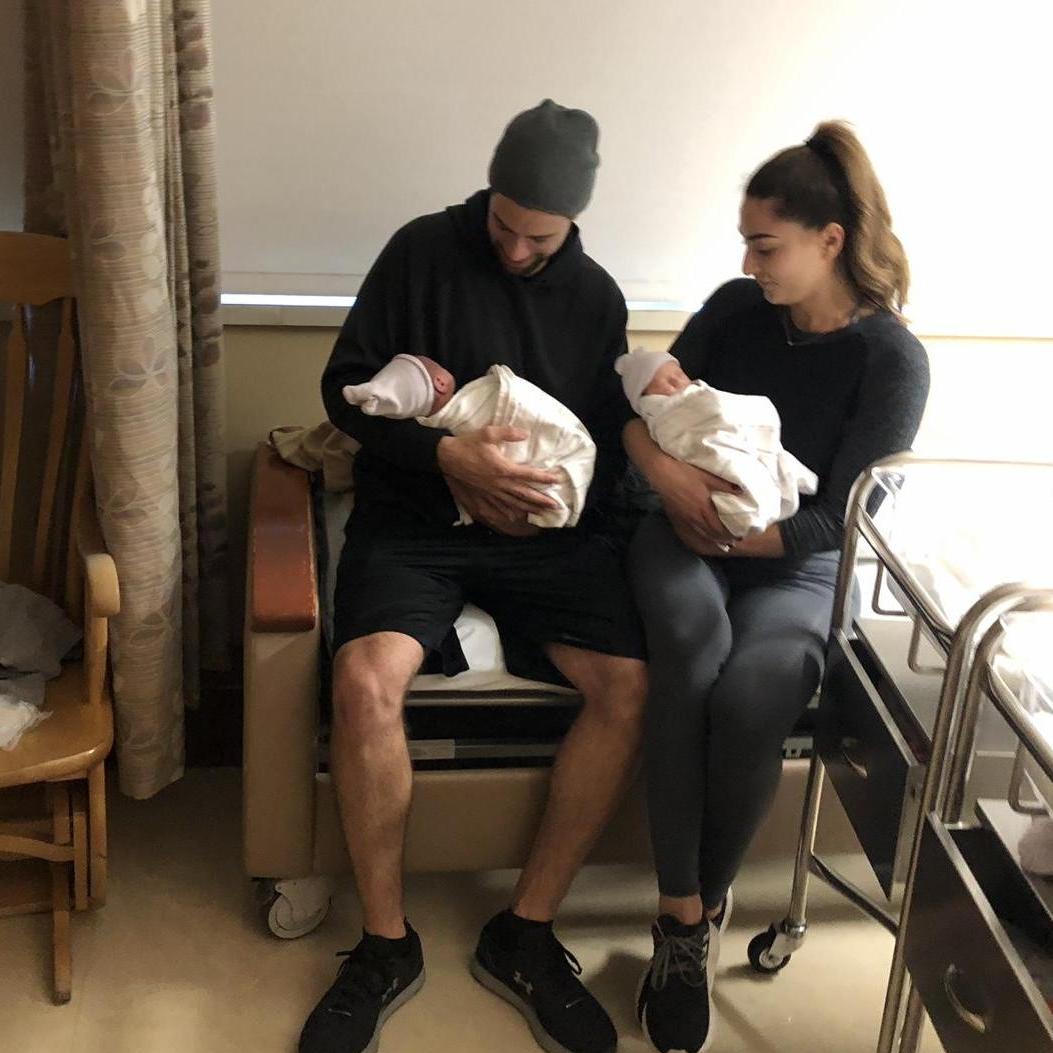 The day we welcomed our twin niece and nephew!