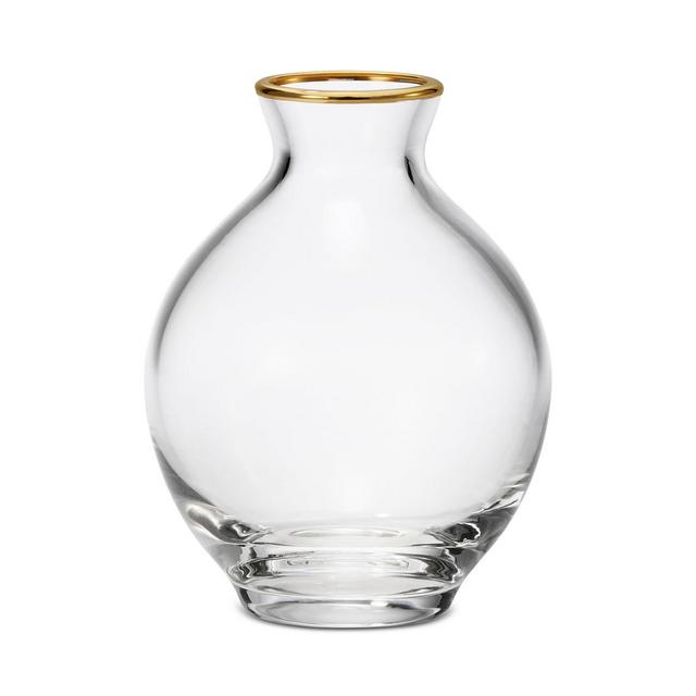 AERIN Sancia Plum Glass Vase