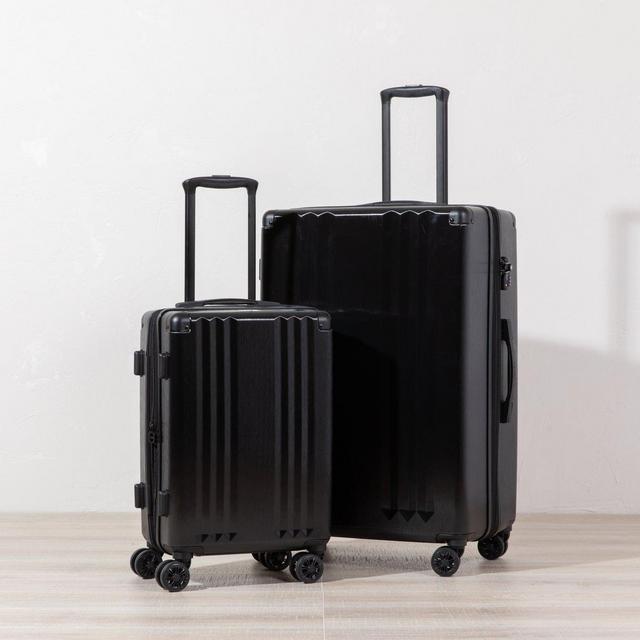 Ambeur 2-Piece Luggage Set - Black